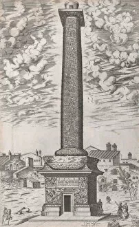 Images Dated 28th September 2020: Speculum Romanae Magnificentiae: Trajans Column, 1581-86. 1581-86