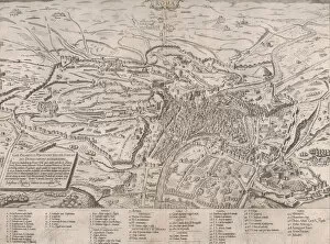 Speculum Romanae Magnificentiae: View of Rome from the North, 1561. 1561