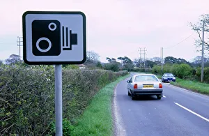 Road Sign Prints: Speed Camera warning sign