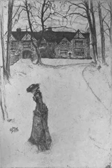 Country House Collection: Speke Hall, 1870, (1904). Artist: James Abbott McNeill Whistler