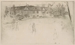 Speke Hall, 1875. Creator: James Abbott McNeill Whistler