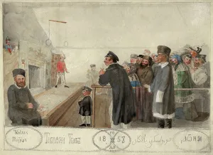 Znamensky Mikhail Prints: How we spend Easter. N 2. 1858. Creator: Mikhail Znamensky