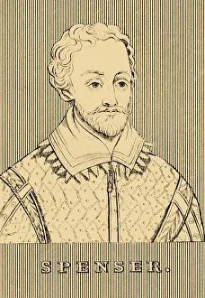 Elizabeth I Of England Gallery: Spenser, (c1552-1599), 1830. Creator: Unknown