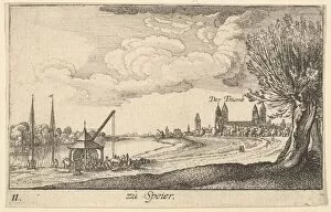 Unloading Gallery: Speyer, 1635. Creator: Wenceslaus Hollar