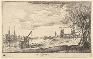 Cargo Gallery: Speyer, 1635. Creator: Wenceslaus Hollar