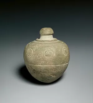 Images Dated 8th April 2021: Spheroconical Vessel, Iran, 9th-10th century. Creator: Unknown