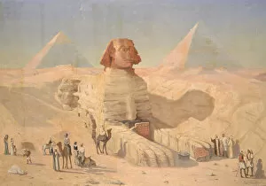 Pyramid Gallery: The Sphinx, 1896. Creator: George E. Raum