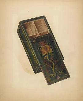 Spice Box Prints: Spice Box, c. 1937. Creator: Angelo Bulone
