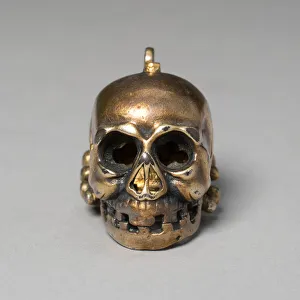 Eye Socket Prints: Spice Box Shaped as a Skull, Germany, 17th century. Creator: Unknown