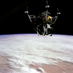 Apollo 9 Collection: Spider in Earth Orbit, 1969. Creator: David Scott
