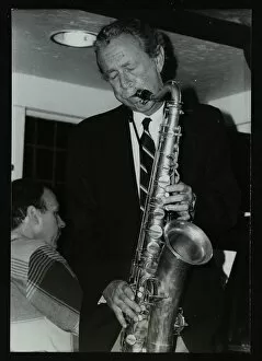 Hertfordshire Gallery: Spike Robinson playing the tenor saxophone at The Bell, Codicote, Hertfordshire, 11 September 1986