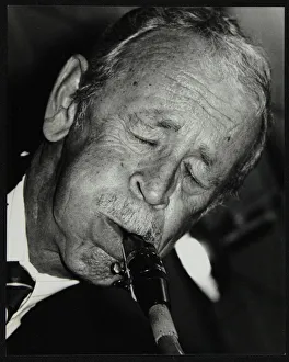 Hertfordshire Gallery: Spike Robinson playing tenor saxophone at The Fairway, Welwyn Garden City, Hertfordshire, 1992