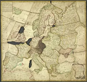 Mapmaking Prints: Spilsbury jigsaw, 1766. Creator: John Spilsbury