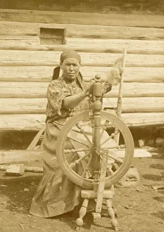 Spinner, 1909. Creator: Nikolai Georgievich Katanaev
