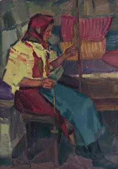 Spinner Prints: Spinner from Morky Haj, around 1934. Creator: Gustav Mally