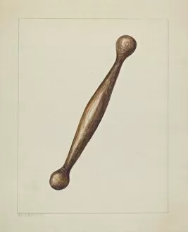 Spinning Stick, c. 1938. Creator: Maud M Holme