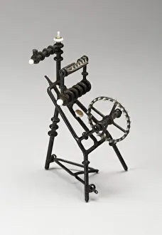 Spinning Wheel, France, 18th century. Creator: Verres de Nevers
