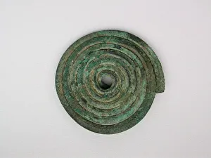 Spiral Fibula, Geometric Period (800-700 BCE). Creator: Unknown