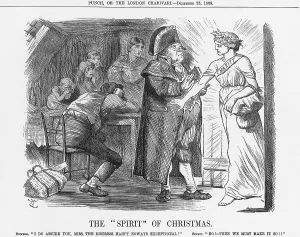 The Spirit of Christmas, 1886. Artist: Joseph Swain