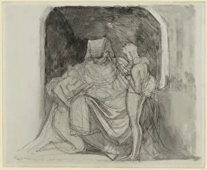 Fuseli Henri Collection: The Spirit of Knowledge, 1798. Creator: Henry Fuseli