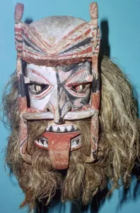 Papua New Guinea Prints: Spirit Mask from New Ireland