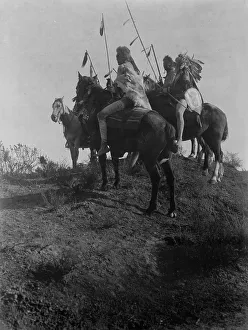 The spirit of the past-Apsaroke, c1908. Creator: Edward Sheriff Curtis