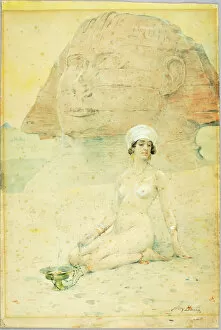 Kitsch Gallery: Spirit of the Sphinx, late 19th-early 20th century. Creator: Henry Bacon