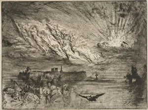 1847 1898 Prints: The Spirits from the Cities of the Dead, 1885. Creator: Felix Hilaire Buhot (French