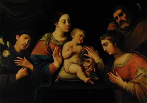 Catherine Prints: Spiritual Betrothal of Saint Catherine of Alexandria with the Infant Jesus