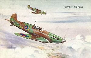 Camouflage Collection: Spitfire Fighters, c1940