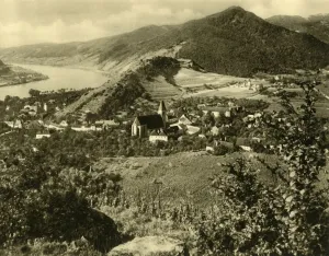 R Lechner Prints: Spitz an der Donau, Wachau, Lower Austria, c1935. Creator: Unknown