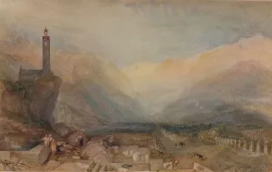 The Splugen Pass, c1841, (1938). Artist: JMW Turner