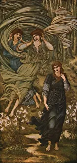 Burne Jones Edward Prints: Sponsa De Libano, 1891, (c1930). Creator: Sir Edward Coley Burne-Jones