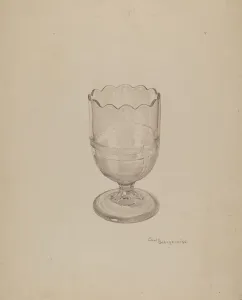 Buergerniss Carl Prints: Spoon Holder, 1935 / 1942. Creator: Carl Buergerniss