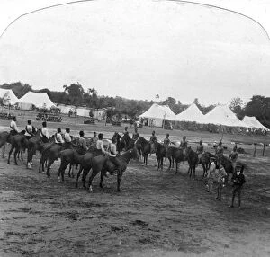 Images Dated 3rd March 2008: Sports day at Narsampet, India, 1905