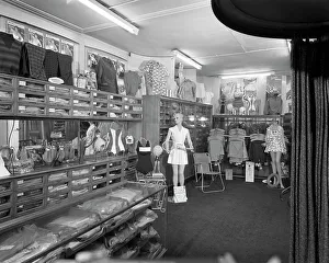 Sports shop interior, Sheffield, South Yorkshire, 1961. Artist: Michael Walters