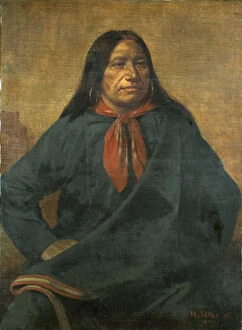 Lakota Gallery: Spotted Tail, 1877. Creator: Henry Ulke
