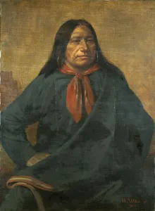 Plains Indian Gallery: Spotted Tail, 1877. Creator: Henry Ulke