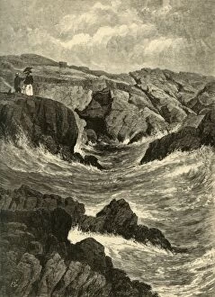 The Spouting Cave, 1872. Creator: W. J. Linton