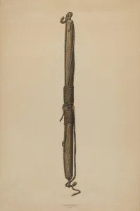 Schooner Gallery: Spreader for Schooner Rigging, 1939. Creator: Erwin Stenzel