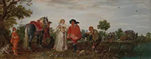 Adrian Van De Venne Prints: Spring, 1625. Creator: Adriaen van de Venne