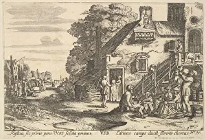 Jan Vanden Velde Prints: Spring, 1629. Creator: Wenceslaus Hollar