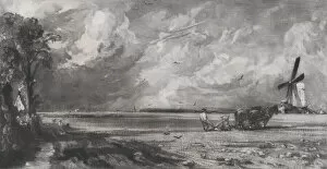 Ploughing Gallery: Spring, 1830. Creator: David Lucas