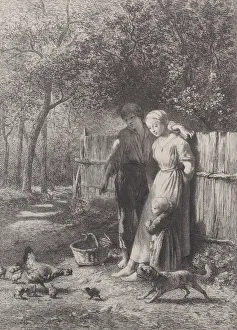 Spring, 1864. Creator: Charles Emile Jacque