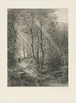 Four Seasons Prints: Spring, 1871. Creator: Eduard Willmann