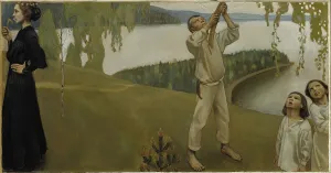 Akseli 1865 1931 Prints: Spring, 1903. Artist: Gallen-Kallela, Akseli (1865-1931)