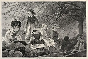 Winslow Homer American Prints: Spring Blossoms, 1870. Creator: Winslow Homer (American, 1836-1910)