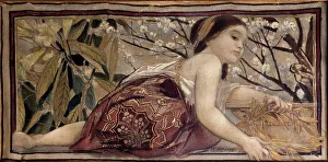Gustav 1862 1918 Prints: Spring, c1884. Creator: Klimt, Gustav (1862-1918)