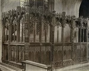 The Spring Chantry in the church of St Peter and St Paul, Lavenham, Suffolk. Creator: Unknown