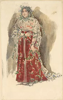 Spring. Costume design for the theatre play Snow Maiden by Alexander Ostrovsky